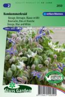 Komkommerkruid, Borage blauw en wit