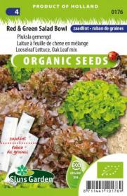 Looseleaf Lettuce, Oak Leaf mix (organically seed tape)